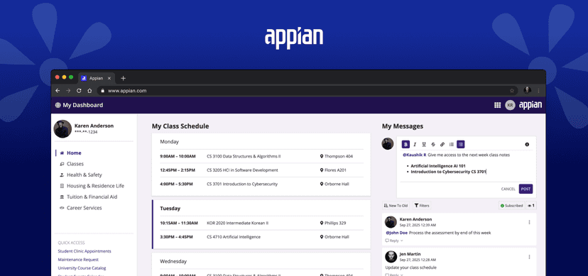 Seamless Record-Level Collaboration with Appian